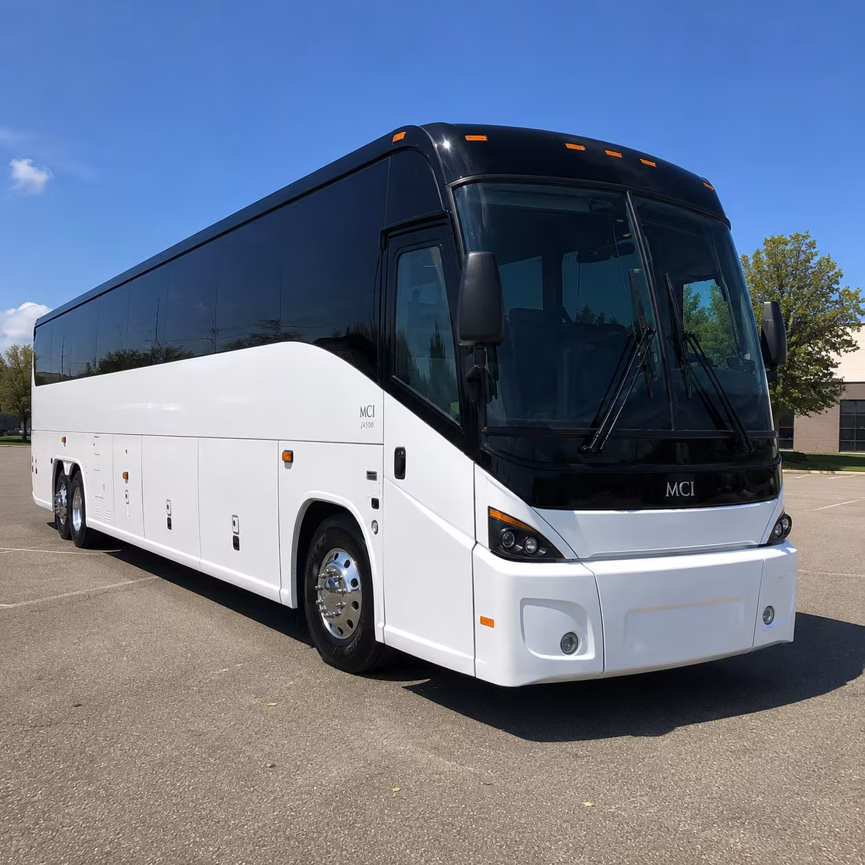 mobile 45 passenger charter bus