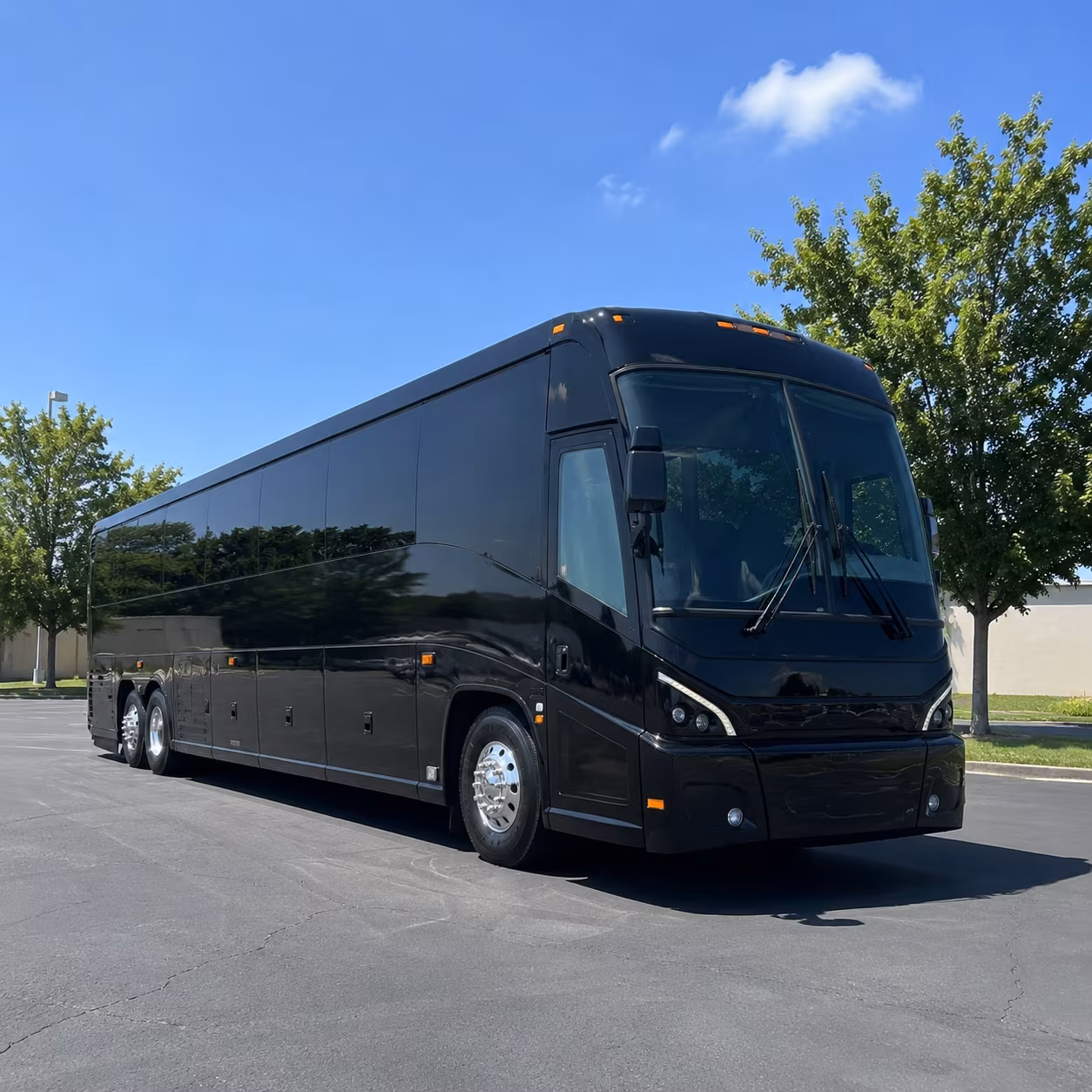 mobile 56 passenger charter bus