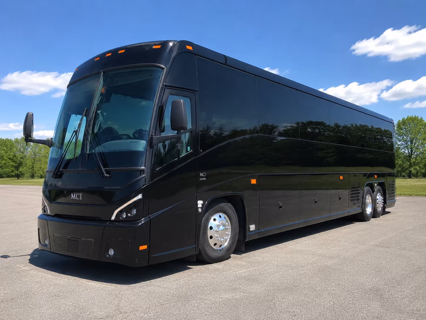 mobile government military charter bus rental