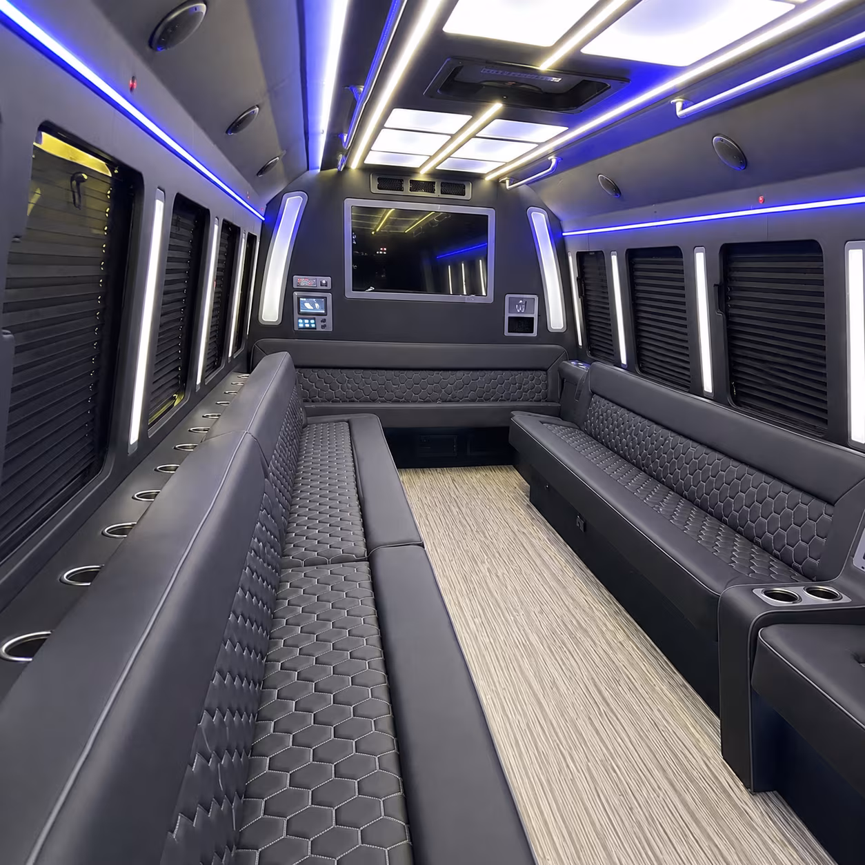 mobile party bus interior