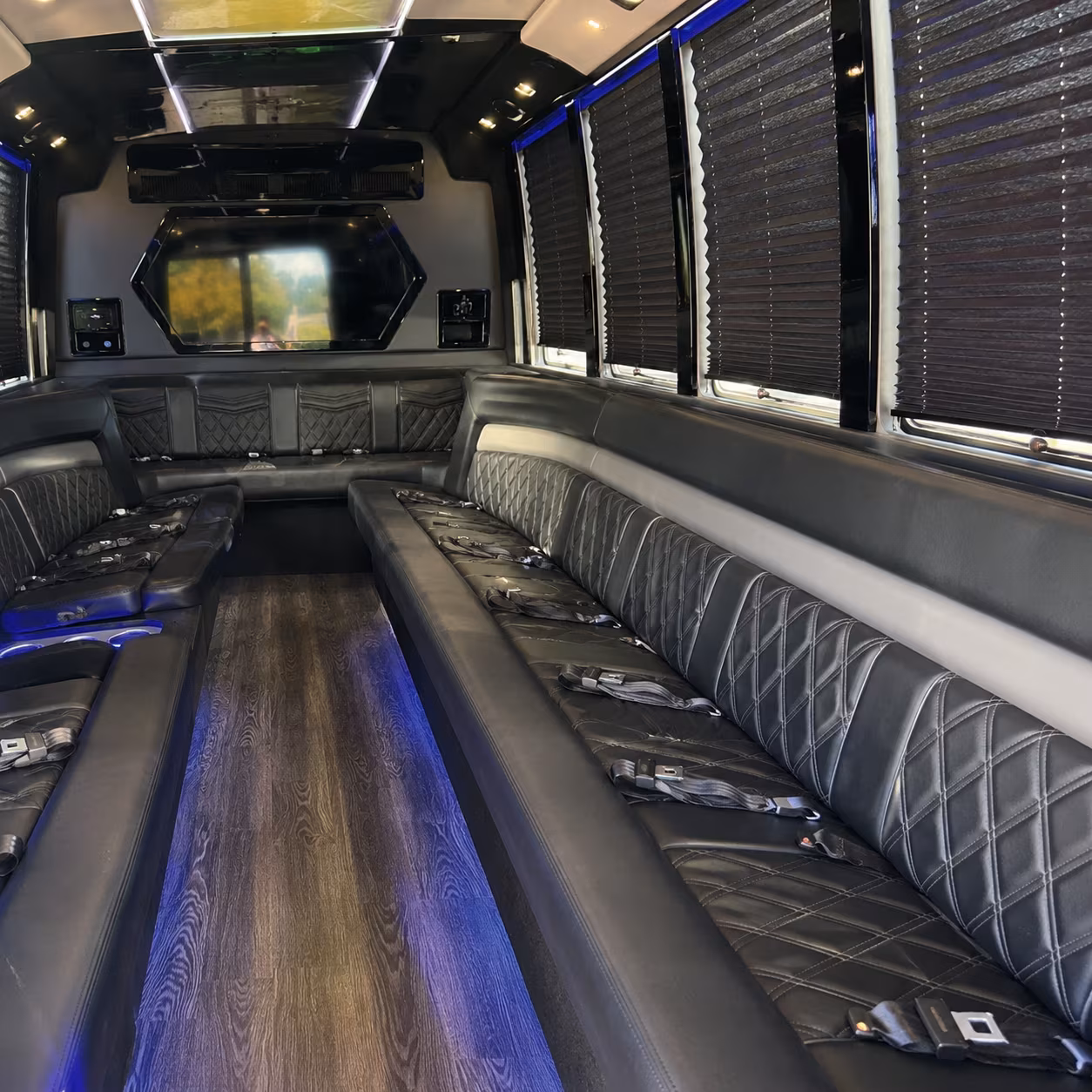 mobile wedding party bus rental